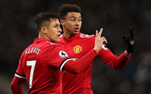 Alexis Sanchez Jesse Lingard